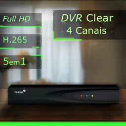 DVR AHD 4 CANAIS CLEAR